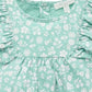 Ruffle Shortie Growsuit - Silhouette Print