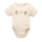 Appliqued Bodysuit - Wheat Neppy