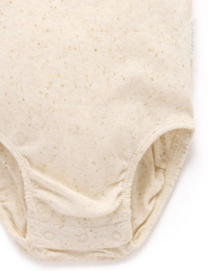 Appliqued Bodysuit - Wheat Neppy