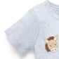 Appliqued Bodysuit - Azul Neppy