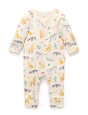 Printed Growsuit - Animal Fiesta