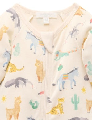 Printed Growsuit - Animal Fiesta