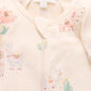 Printed Zip Growsuit - Little Llama Print