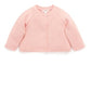 Scalloped Cardigan - Guava Melange