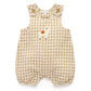 Gingham Romper - Burrito Gingham