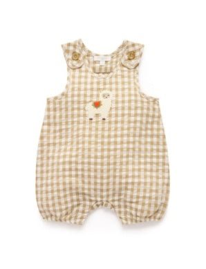Gingham Romper - Burrito Gingham