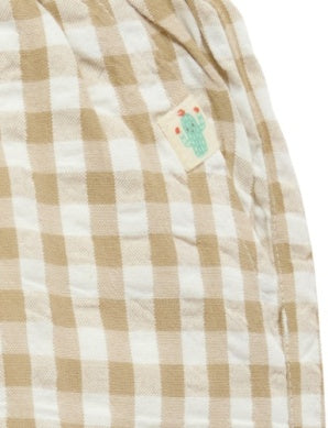Slouchy Pants - Burrito Gingham