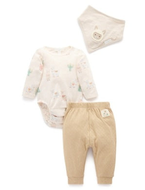 3 Pce Gift Set - Little Llama Print