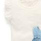 Denim Overall Set - Faded Denim