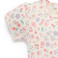 Embroidered Overall Set - Aloe