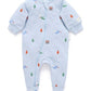 Embroidered Fleece Growsuit - Dragon
