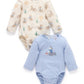 2 Pk Bodysuit - Wolf Club
