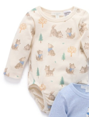 2 Pk Bodysuit - Wolf Club