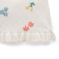 Embroidered Flower Jumper - Cloud
