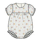 Linen Blend Bodysuit - Butterfly Stripe