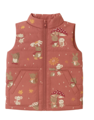 Reversible Vest - Umbrella Print