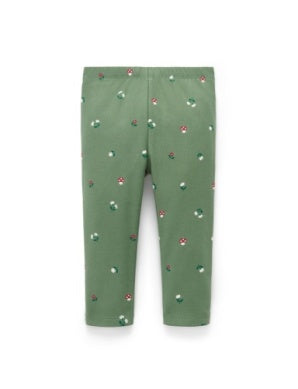 Thick Leggings w Pockets - Glade Print