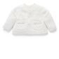 Crochet Flower Cardigan - Cloud
