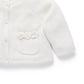 Crochet Flower Cardigan - Cloud