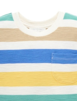 Striped Relaxed Tee - Mexican Stripe