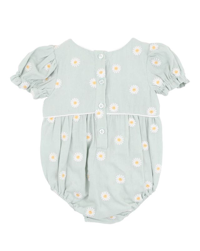 Tess Emb Daisy Bodysuit - Pale Mint