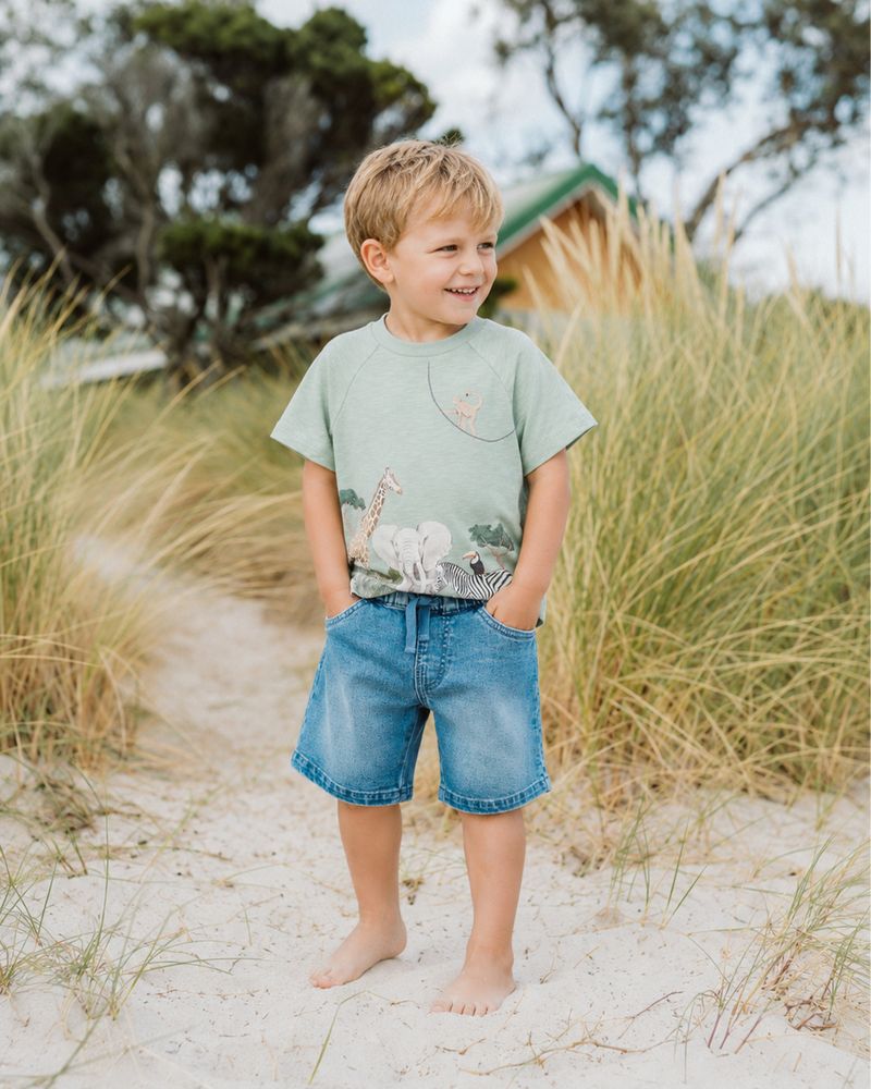Sway Jungle Tee - Sage