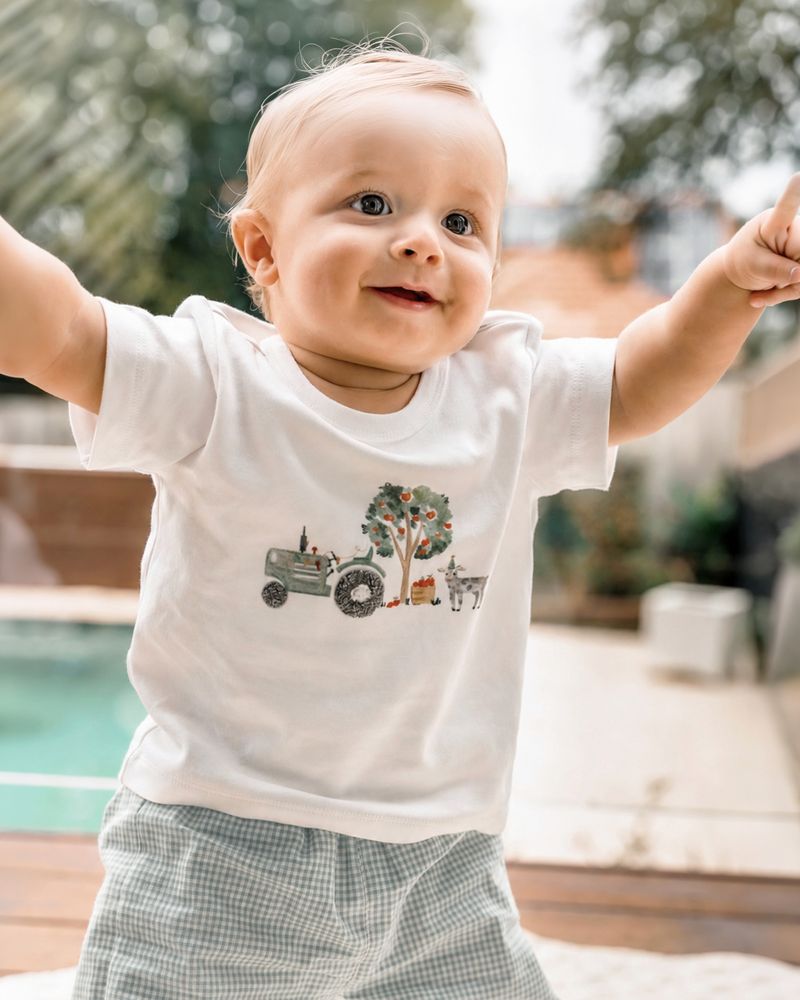 Scout  Tractor Tee - Cloud
