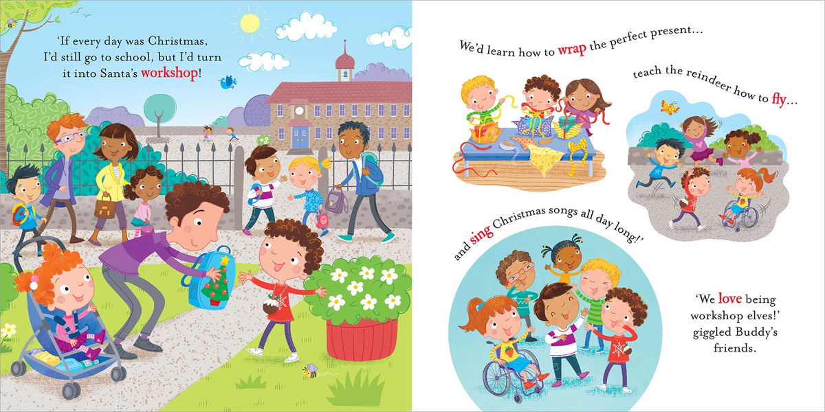 Padded Board Book - If Every Day Was Christmas