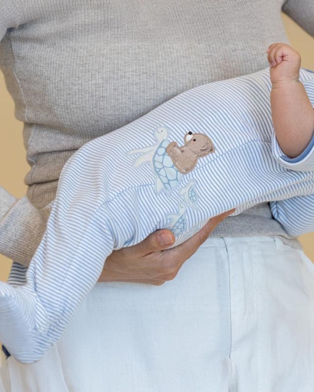 Axel Stripe L/S Zipsuit - Axel Stripe