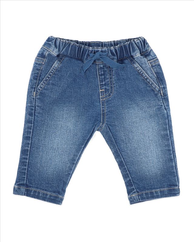 Hunter Pull On Jeans - Mid Blue