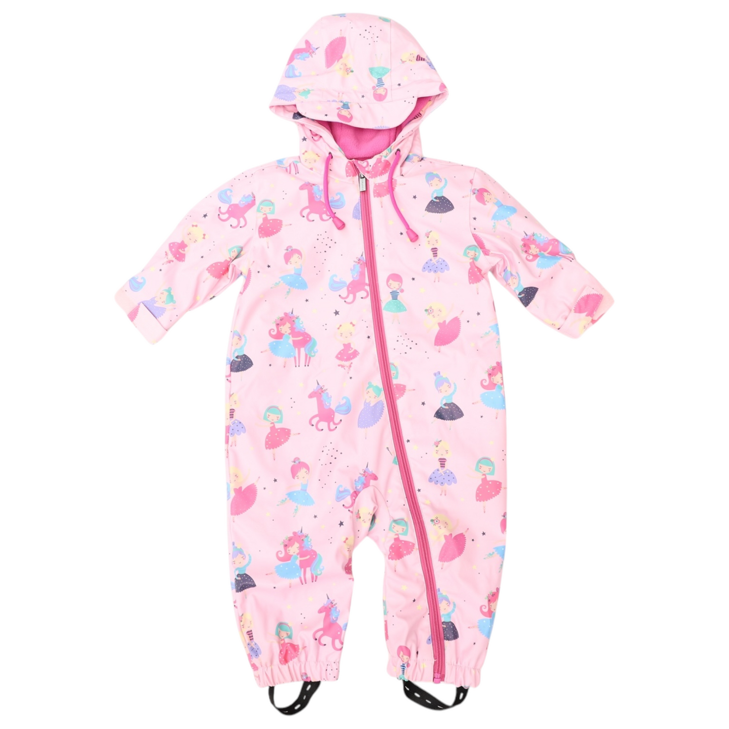 Dancing Unicorns Rain Suit - Pink