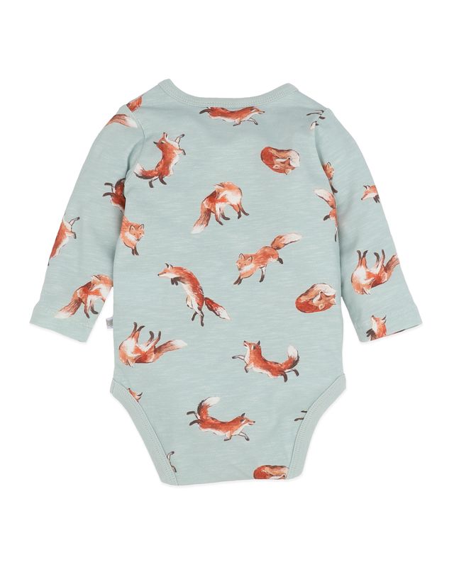 Mr Fox Print L/S Bodysuit