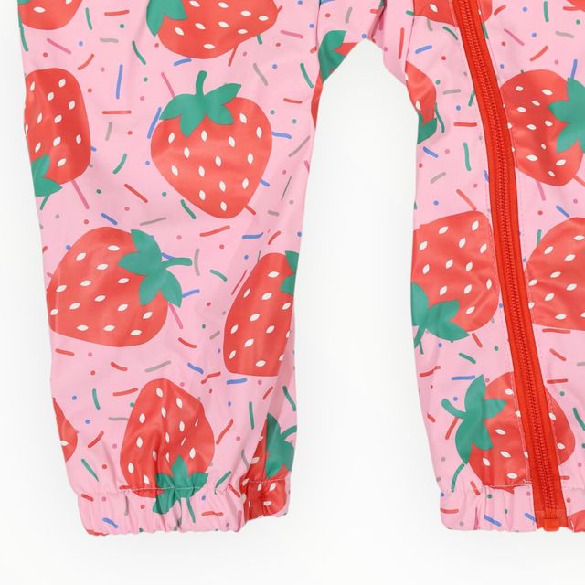 Rainsuit Strawberries & Sprinkles - Pink