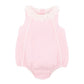 Willa Lace Collared Bodysuit - Musk Pink Stripe