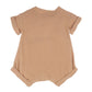 Sway Textured Emb Lion Romper - Coffee
