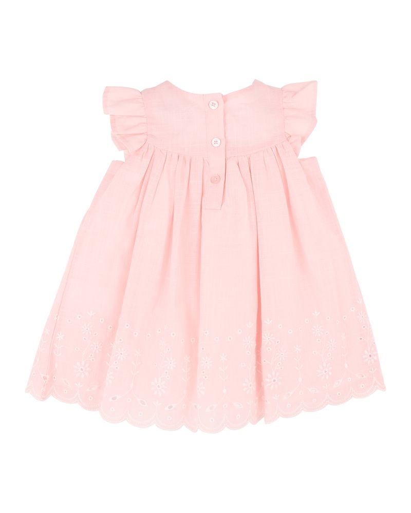 Chelsea Broderie Hem - Pink