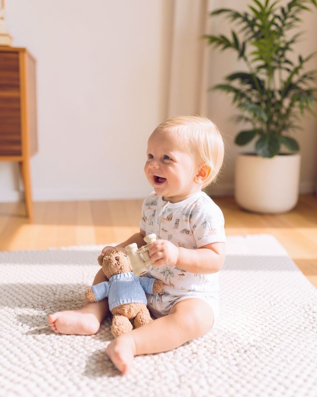 Brady S/S Zip Romper - Brady Print