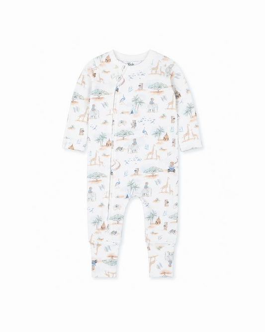 Brady L/S Zipsuit - Brady Print