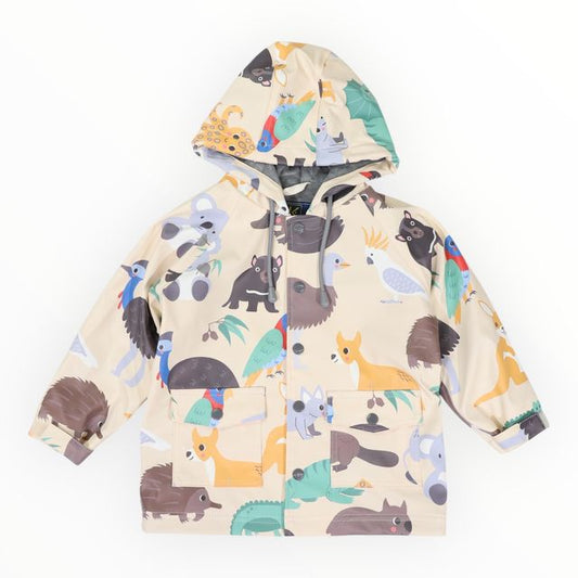Raincoat Australian Animal - Beige