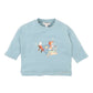 Super Fox L/S Tee - Teal Blue