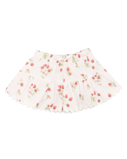 Poppy Strawberry Print Shorts