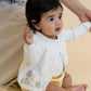 Bonnie Embroidered Cardigan - Cloud