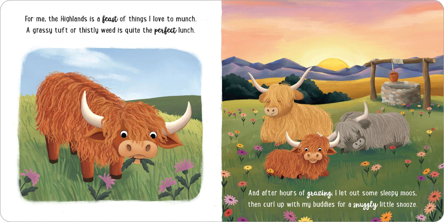 Padded Board Book - I Love Being a Highland Cow