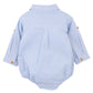 Jake Shirt Bodysuit - Sky Check