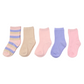 Socks 5 Pk - Pink Stripe