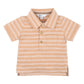 Finley Polo - Rust Marl Stripe