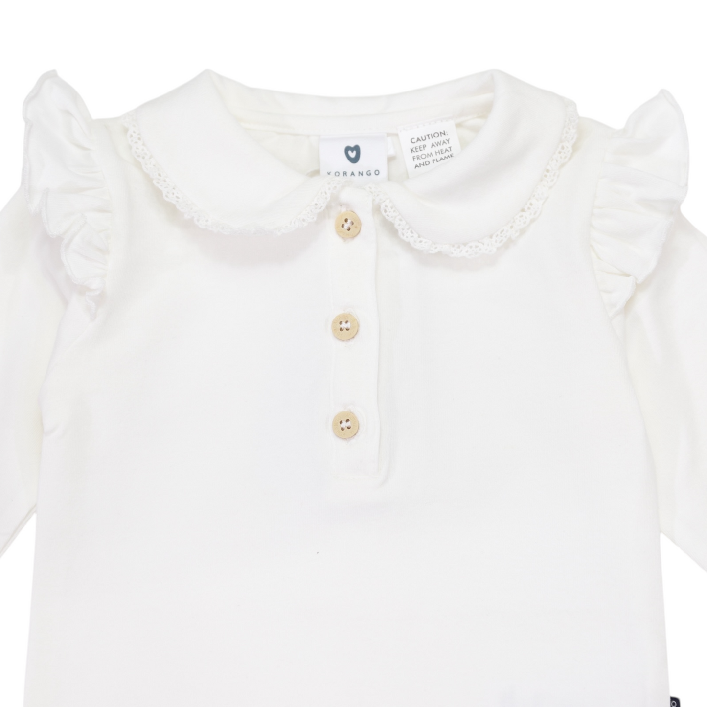 Collared Bodysuit - Beige