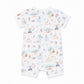 Brady S/S Zip Romper - Brady Print