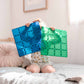 2 Pce Rainbow Base Plate Pack - Blue & Green