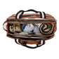 Vegan Leather Tote Triple Compartment Nappy Bag